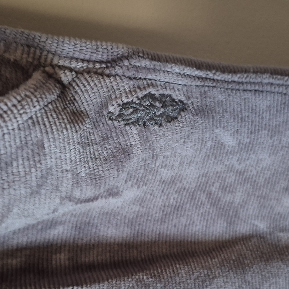 Free People Movement Velour Athleisure Gray Jumpsuit, Size XS Cozy Loungewear - Picture 12 of 14